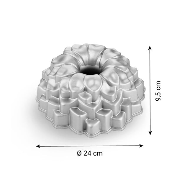 Formă de copt pentru chec rotund din metal Delícia – Tescoma-image-4
