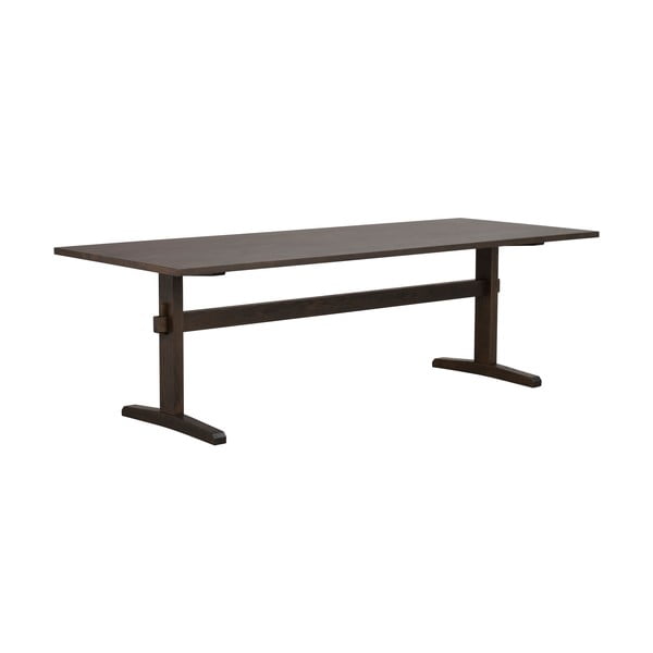 Masă de dining extensibilă cu blat cu aspect de lemn de stejar 240x95 cm Westville - Rowico-image-2