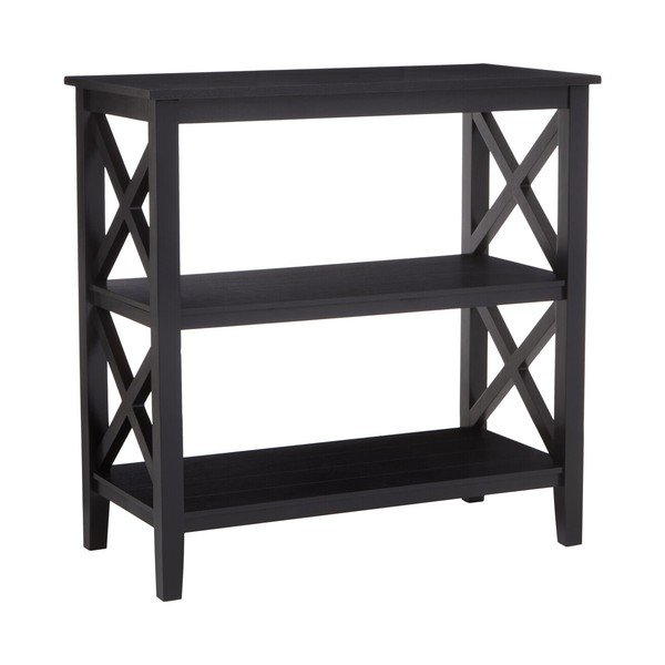 Etajeră neagră din lemn de pin 40x81x81 cm Heritage – Premier Housewares