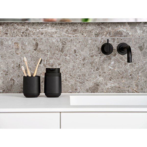 Dozator de săpun lichid negru din beton Time – Zone-image-1