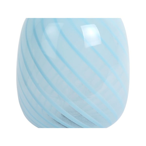 Veioză albastru-deschis cu abajur din sticlă (înălțime 20 cm) Summer Globe – Leitmotiv-image-1