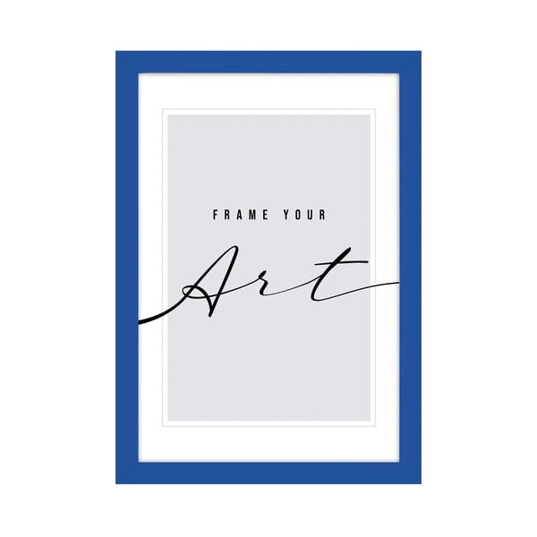 Ramă foto albastru-închis cu picior de susținere/de agățat 12x17 cm – knor-image-1