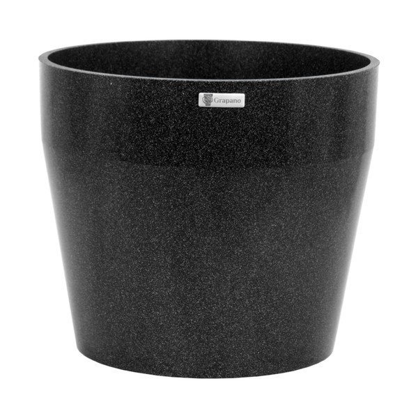 Ghiveci Grapano Monti, ø 35 cm, negru