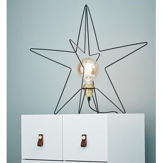 Decorațiune luminoasă Markslöjd Asterix, înălțime 49 cm, negru