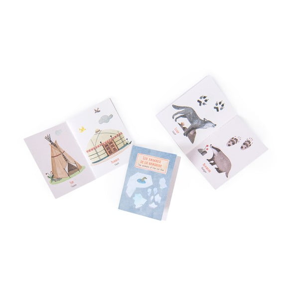Set lanternă cu proiecții pentru copii Moulin Roty Animale sălbatice-image-2