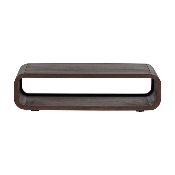 Măsuță de cafea în culoare naturală închisă din lemn de mango 60x120 cm Kinu – WOOOD