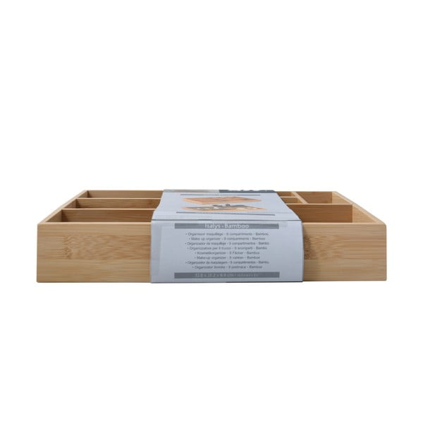 Organizator de baie în culoare naturală pentru cosmetice, din bambus Isalys – MSV-image-3