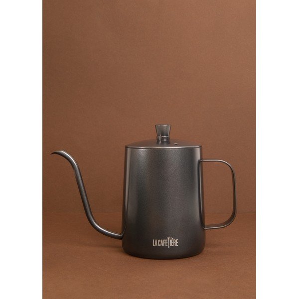 Ibric de cafea din oțel inoxidabil gri 0,6 l La Cafetiere - Kitchen Craft-image-4