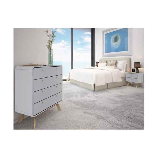 Noptieră gri Cassie - Støraa-image-4