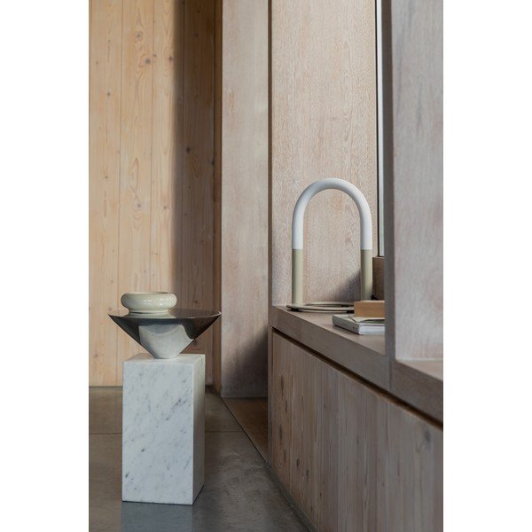 Veioză bej LED cu intensitate reglabilă din metal (înălțime 36 cm) Arch – Zuiver-image-3