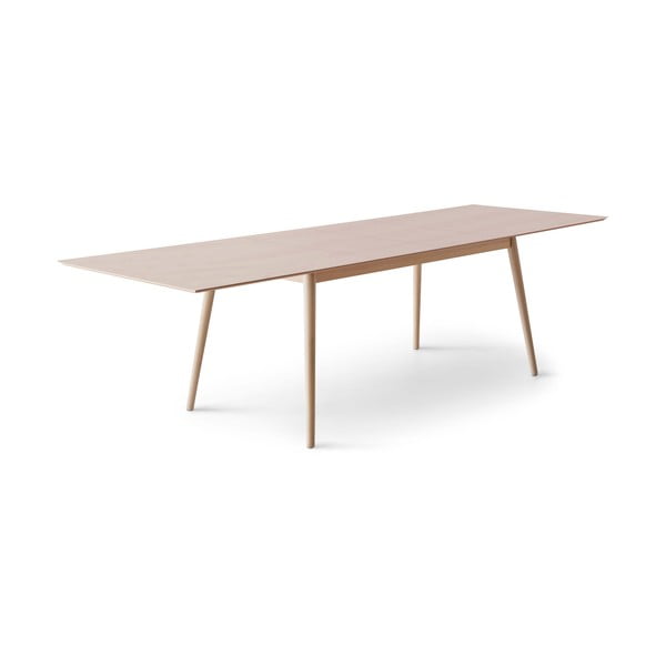 Masă de dining în culoare naturală extensibilă cu blat cu aspect de lemn de stejar 100x210 cm Meza – Hammel Furniture-image-1