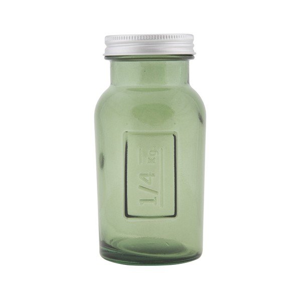 Borcan din sticlă reciclată Mauro Ferretti Coperchio, ⌀ 6,5 cm, verde-image-1