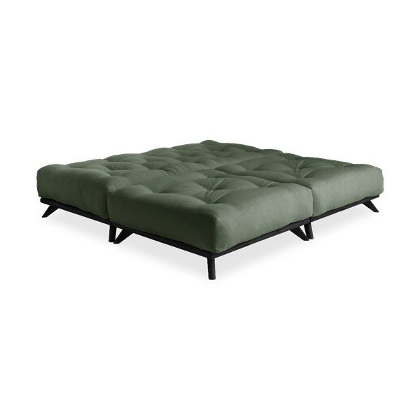 Canapea Karup Design Senza Black/Olive Green, verde-image-4