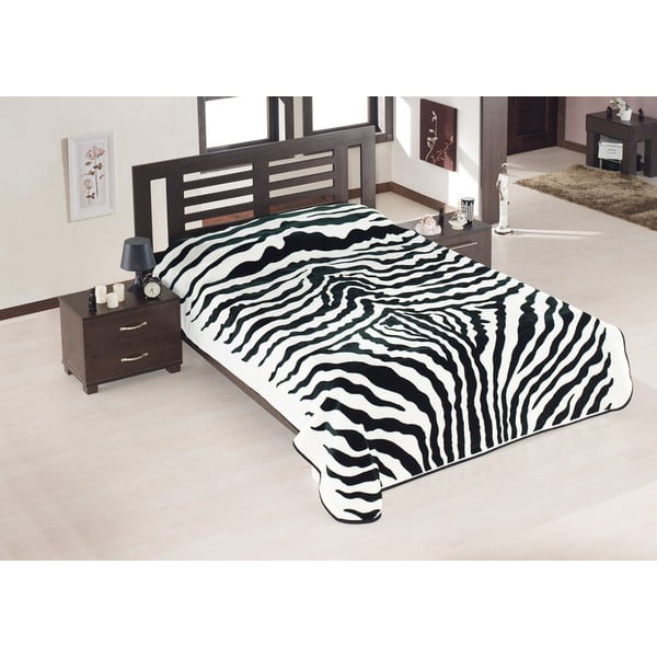 Pătură Black Zebra, 200x240 cm