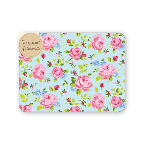Set 4 suporturi pentru farfurie Cooksmart England Florals-image-1