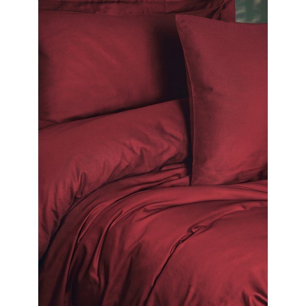 Lenjerie de pat burgundy pentru pat de o persoană 200x140 cm Elegant  – Mijolnir-image-4