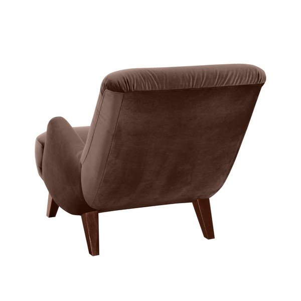 Fotoliu Max Winzer Brandford Suede maro, cu picioare maro-image-1