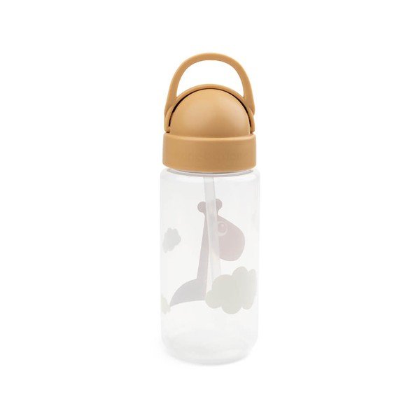 Sticlă cu pai galbenă pentru copii 0,35 l Raffi - Done by Deer-image-2
