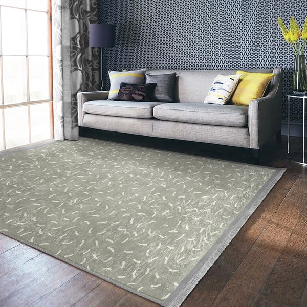 Covor verde de tip traversă 80x200 cm – Mila Home-image-4
