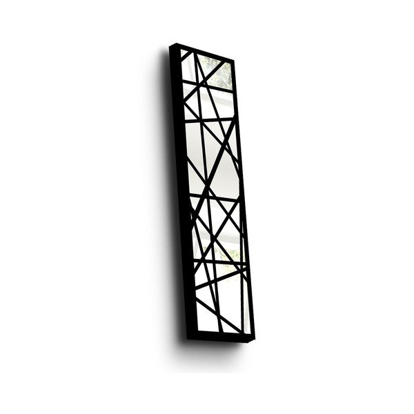 Decorațiune de perete din sticlă cu ramă din lemn Vera, 108 x 28 cm-image-2
