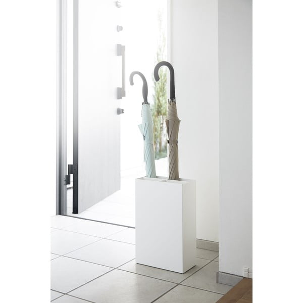 Suport pentru umbrele metalic Yamazaki Smart, alb-image-3