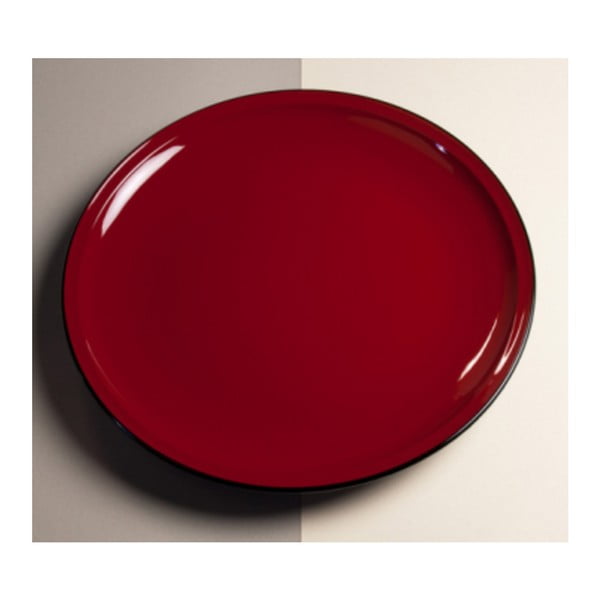 Farfurie din plastic Made In Japan, ⌀ 48 cm, roșu