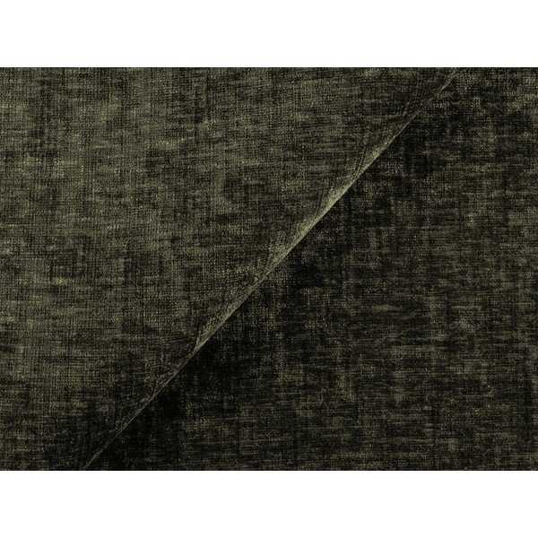 Taburet verde cu tapițerie din chenille Kuki – Makamii-image-4