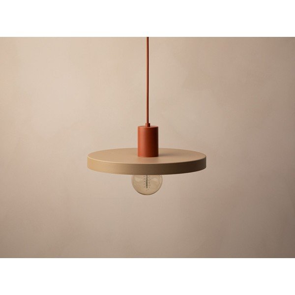 Lustră bej din metal ø 30 cm Ori – Micadoni -image-3