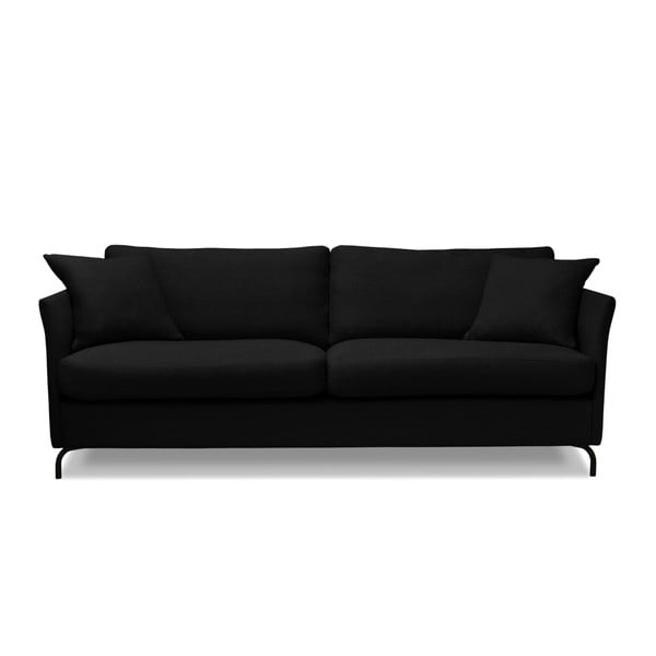 Canapea cu 3 locuri Windsor  & Co. Sofas Saturne, negru 