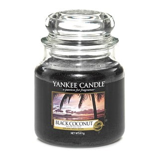 Lumânare parfumată Yankee Candle Cocos Negru, timp de ardere 65 h