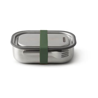 Cutie din oțel inoxidabil pentru gustări și curea verde Black + Blum, 1000 ml
