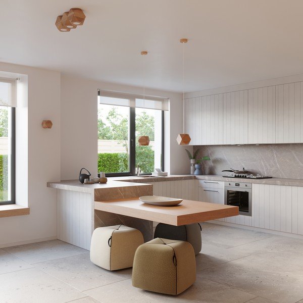 Aplică de perete în culoare naturală din lemn masiv Vige – Sollux-image-3