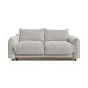 Canapea gri deschis extensibilă 214 cm Ernest – Bobochic Paris