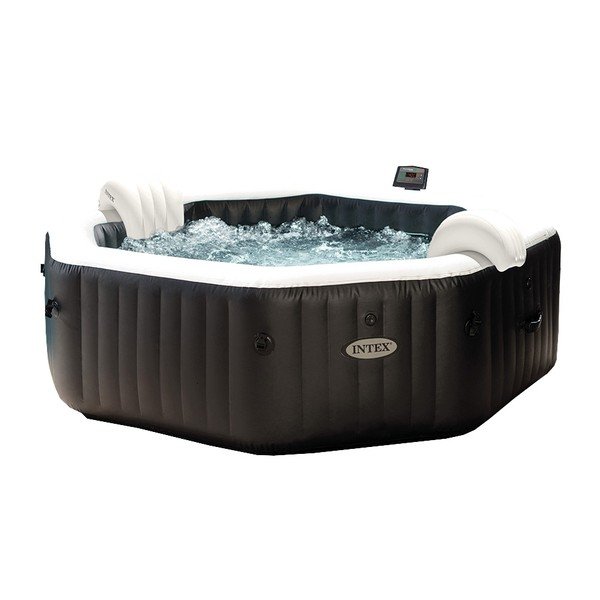 Jacuzzi gonflabil adâncime 71 cm pentru patru persoane Jet & Bubble Deluxe HWS 4 – Intex
