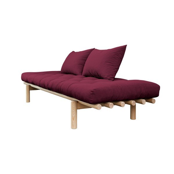 Canapea roșie extensibilă 200 cm Pace - Karup Design-image-3