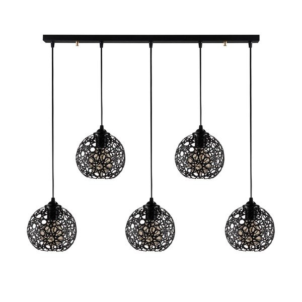 Lustră neagră ø 17 cm Fellini – Opviq lights-image-3