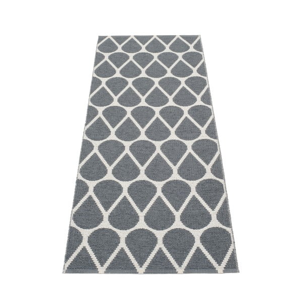 Covor tip traversă pentru interior și exterior gri închis 70x200 cm Otis Granit – Pappelina