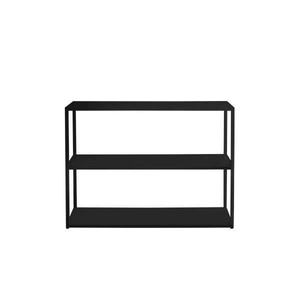 Bibliotecă Custom Form Hyller, înălțime 75 cm, negru