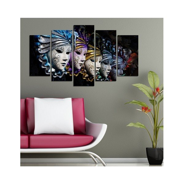 Tablou din mai multe piese Insigne Palisea, 102 x 60 cm-image-1