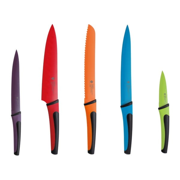 Set 5 cuţite colorate Renberg Flash