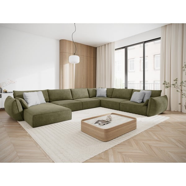 Colțar verde (pe partea dreaptă) Vanda – Mazzini Sofas-image-1