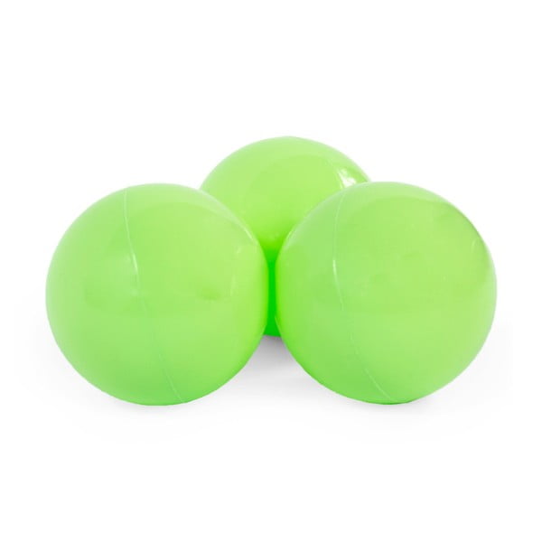 Set 50 de mingi pentru piscina Misioo, verde deschis