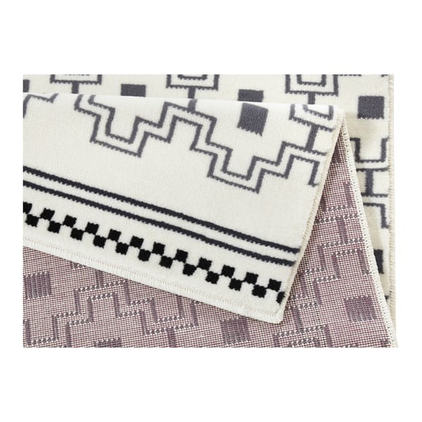 Covor Zala Living Cubic, 70 x 140 cm, alb-negru-image-2