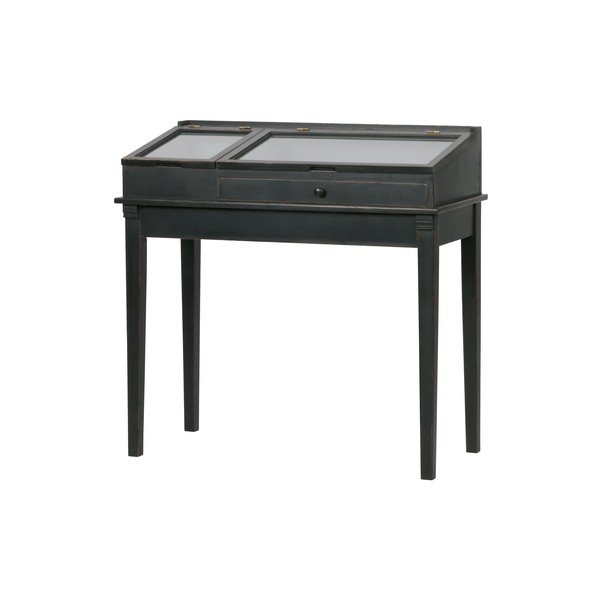 Masă tip vitrină BePureHome, negru-image-2