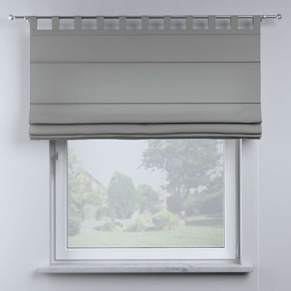 Jaluzea romană gri 170x130 cm Happiness - Yellow Tipi-image-1