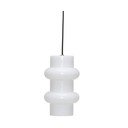 Lustră albă din sticlă ø 15 cm Pilule – Hübsch