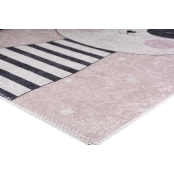 Covor pentru copii roz deschis 120x180 cm Princess Panda – Vitaus-image-3