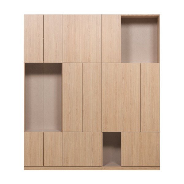 Dulap modular în culoare naturală 188x215 cm Build – WOOOD