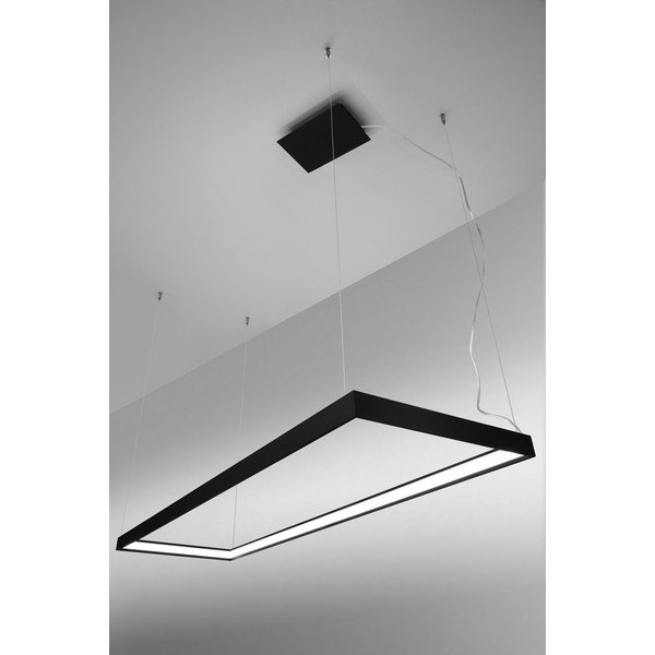 Lustră neagră LED din metal TUULA – Thoro-image-1