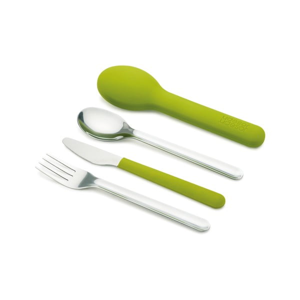 Tacâmuri pentru voiaj Joseph Joseph GoEat, verde-image-3